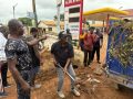 OTI REGIONAL MINISTER JOINS SECURITY AGENCIES FOR THE CLEAN-UP EXERCISE IN DAMBAI