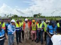 ROAD AND HIGHWAYS MINISTER INSPECTS OTI ROADS UNDER CONSTRUCTION