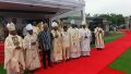 THE OTI REGIONAL MINISTER JOINED H.E. PRESIDENT JOHN DRAMANI MAHAMA FOR THE PAPAL AWARDS CEREMONY OF THE CATHOLIC DIOCESE OF JASIKAN