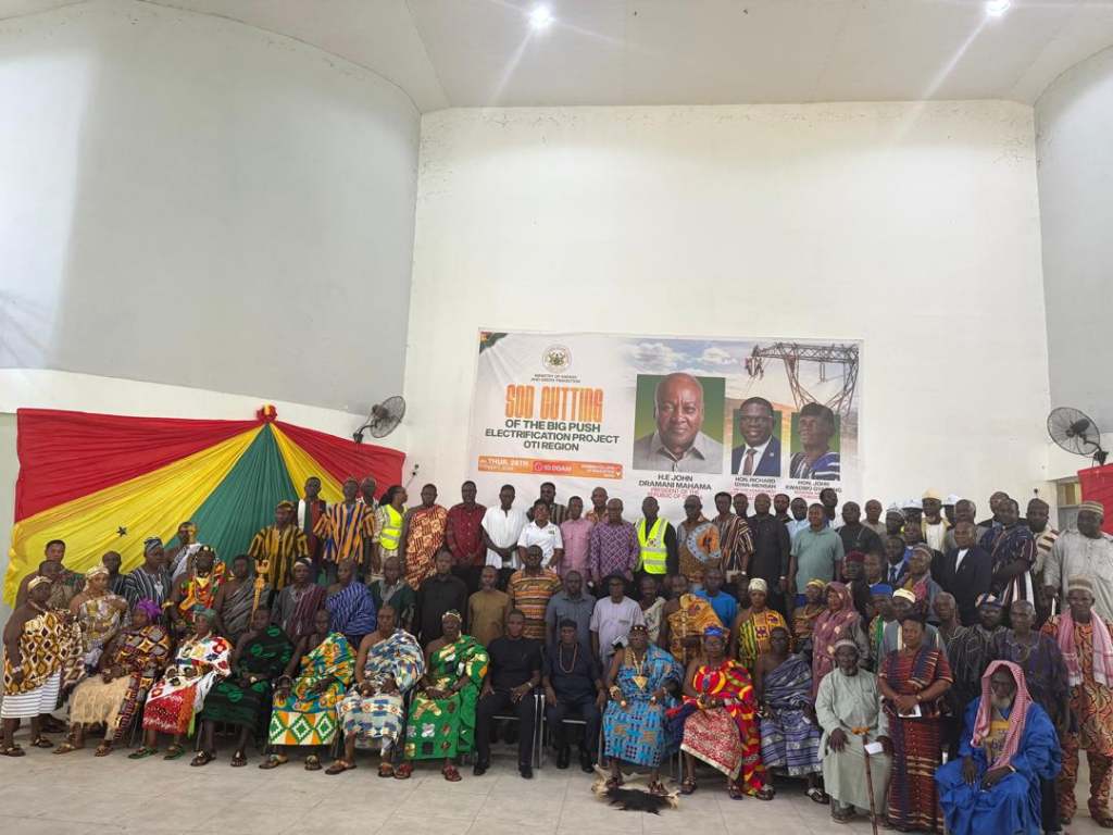 BIG PUSH ELECTRIFICATION PROJECT LAUNCHED IN OTI REGION, 90 COMMUNITIES TO BENEFIT